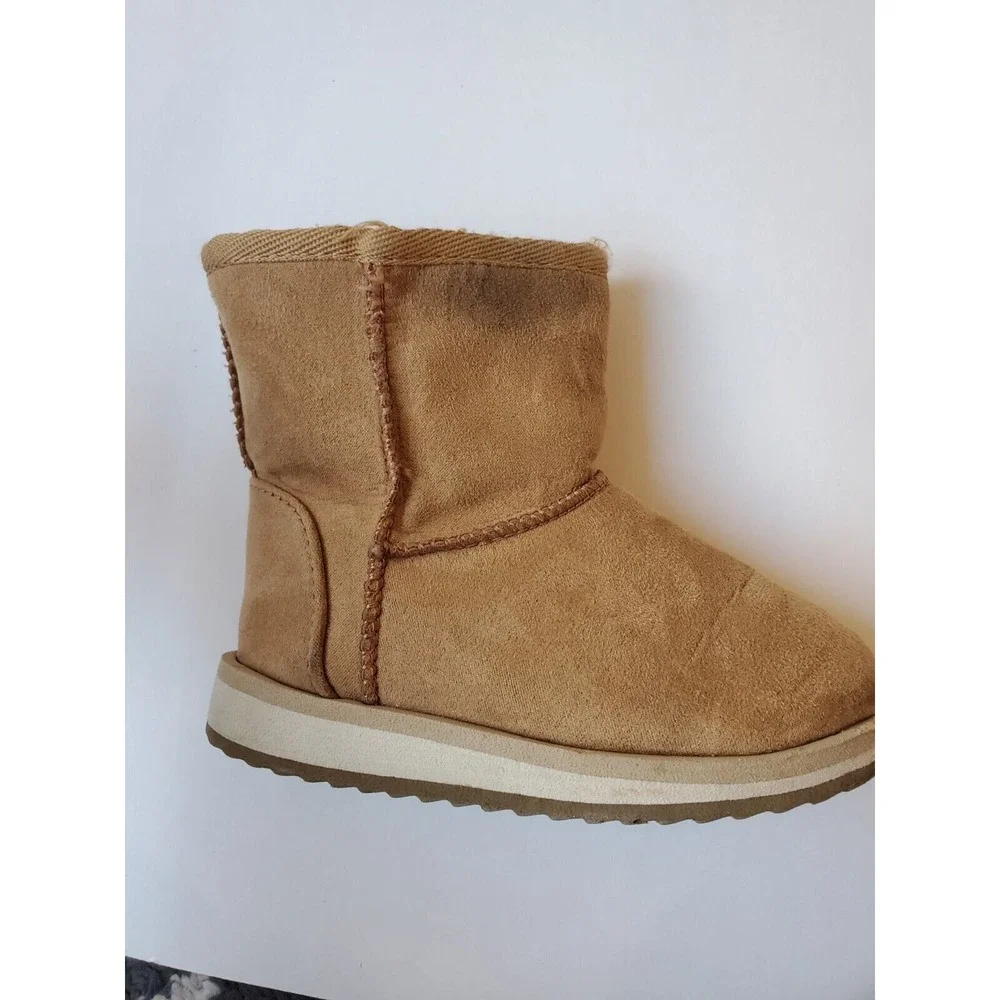 Toddler Girls Brown Faux Shearling Boots‎ Shoes: 7